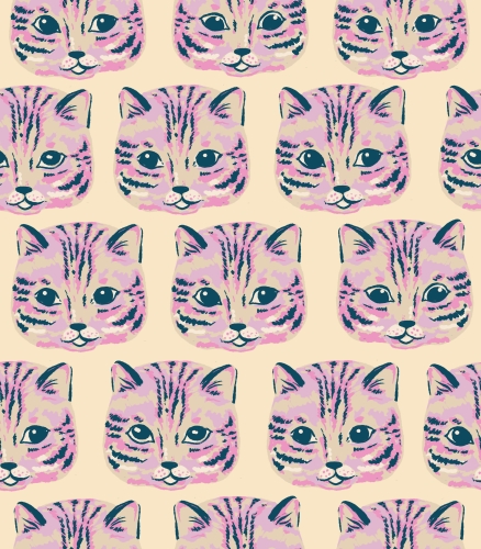 Canvas Leinen - Sarah Watts - Reading Nook - Meow Meow Macaron